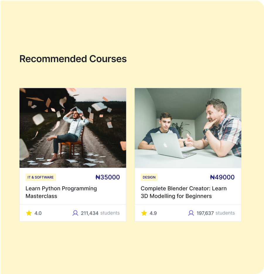 recommended courses image